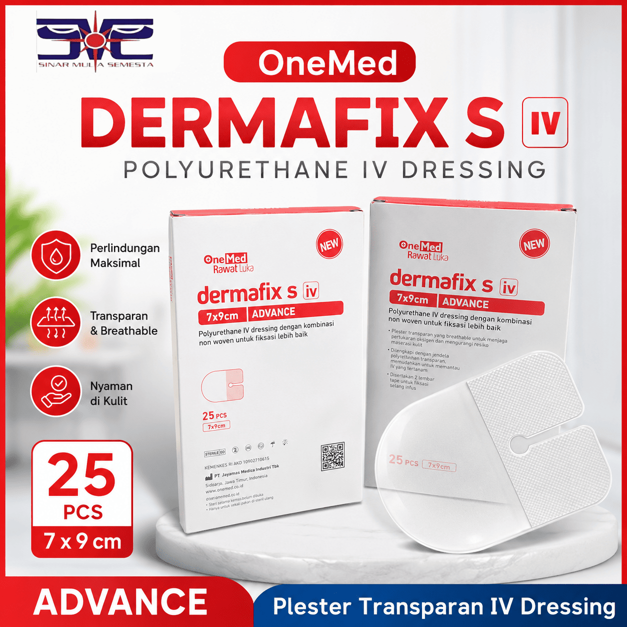 OneMed Dermafix S IV